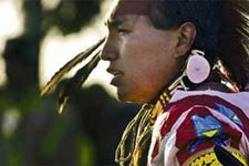 fun in taos - pueblo dancer